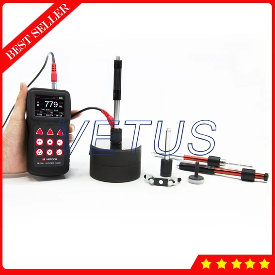 Портативный тестер твердости металла MH600 с цветным ЖК дисплеем цифровое