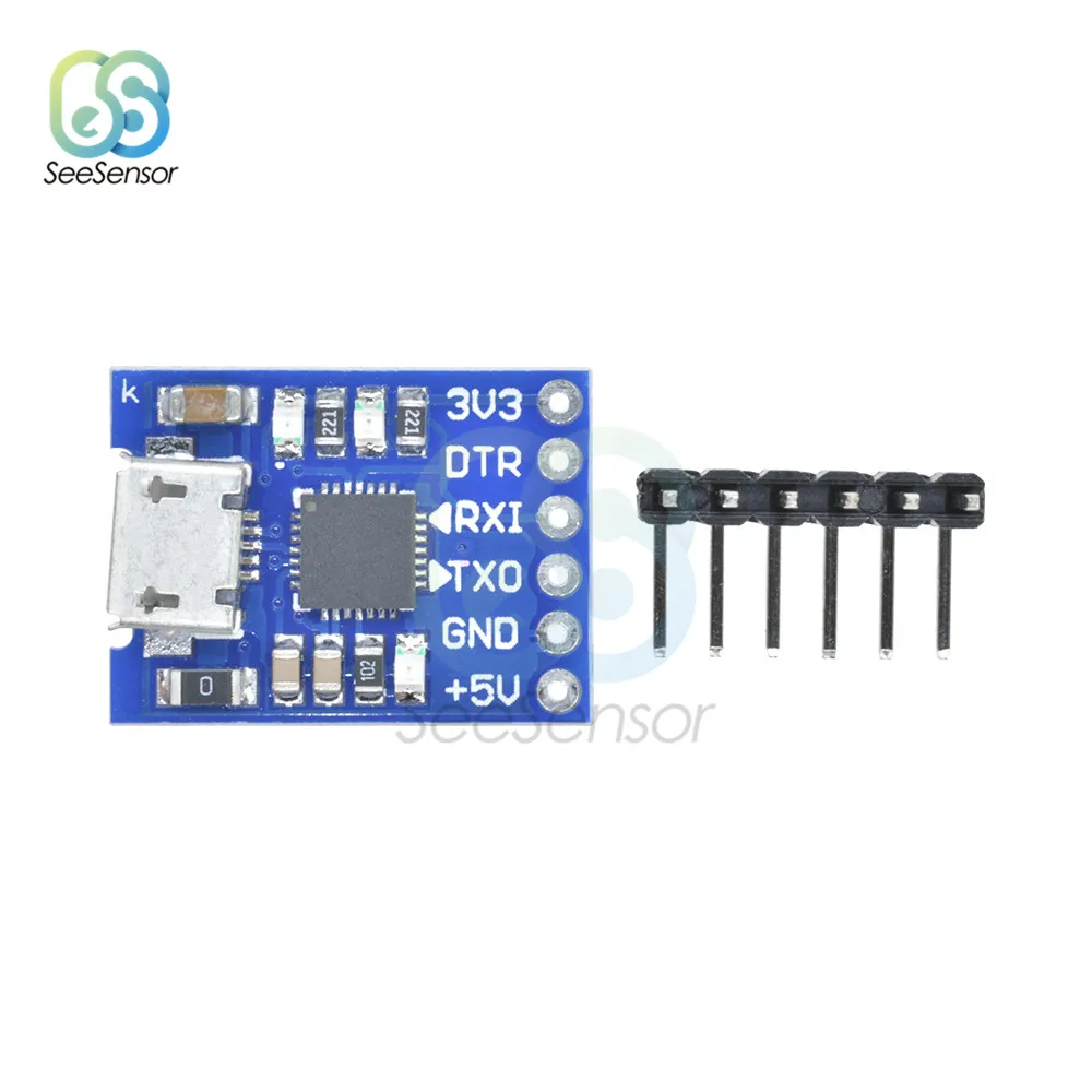 Модуль адаптера Micro USB CP2102 от 2 0 до UART TTL 6-контактный последовательный