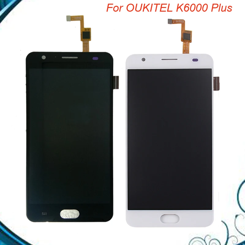 Новое поступление 5 дюймовый ЖК-дисплей и сенсорный экран для Oukitel K6000 Plus
