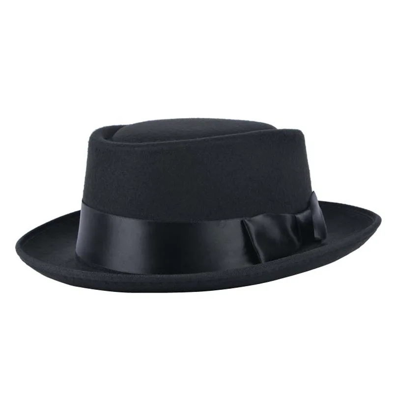 Показать модные для мужчин's Fedora кепки Винтаж фетровые шапки ретро унисекс же