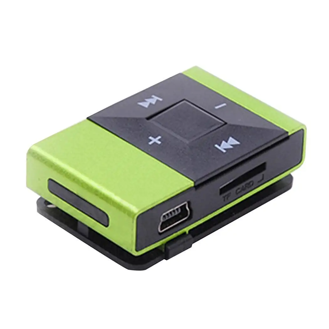 Металлический клип аудио плеер Поддержка карт спорта WAV, WMA, Mp3, Wav, 60 дБ MP3 1 USB 2,0 плеер 10-20 часов