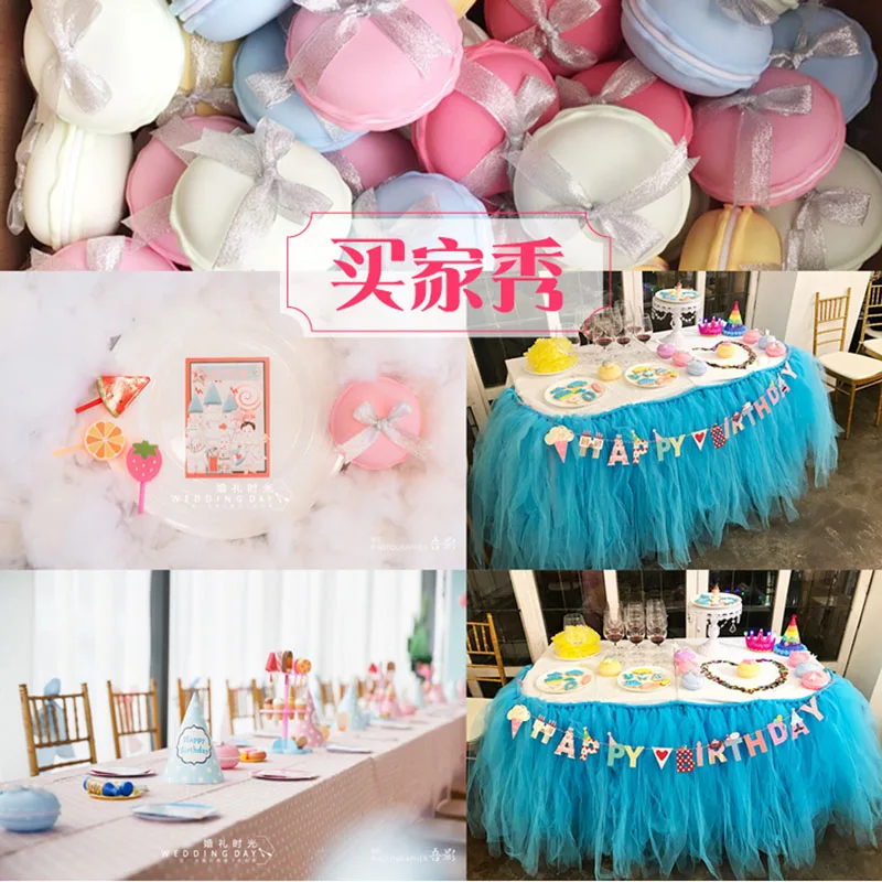 

AVEBIEN Christmas Decorations for Home Baby Shower Baby Birthday Party Souvenirs Wedding Favors Macaron Candy Box With ribbon
