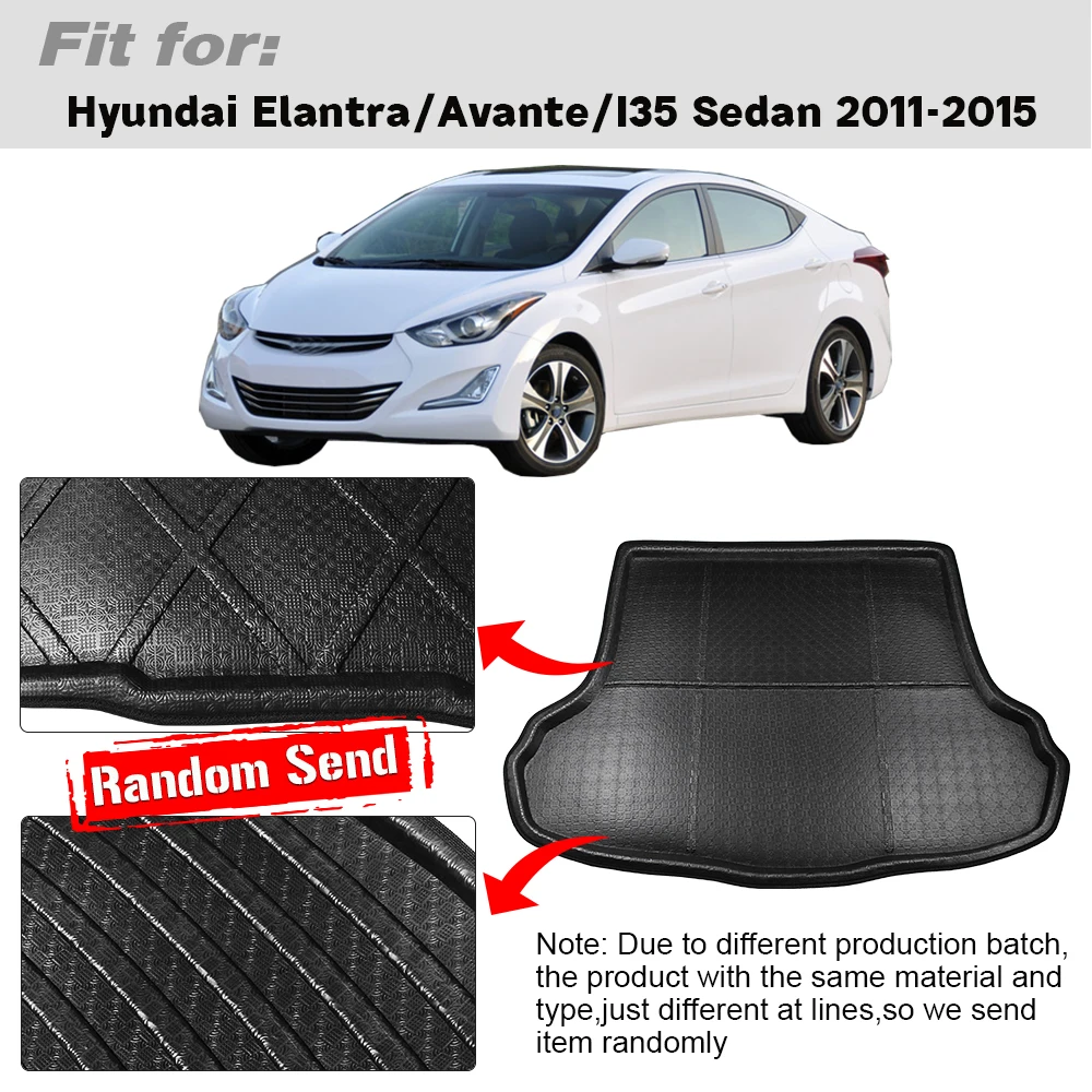 Buildreamen2 для Hyundai Elantra Avante i35 седан 2011 2015 коврик багажника автомобиля напольный