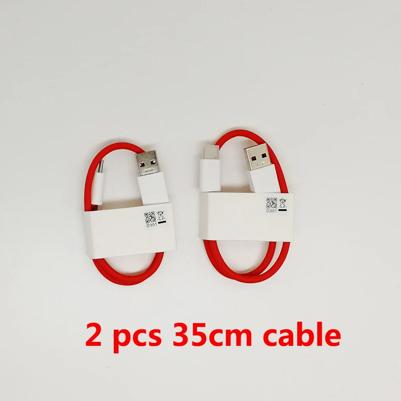 35 см/100 см oneplus 6 5t 5 3t 3 DASH зарядный короткий usb кабель 4A Быстрая зарядка один плюс 6 Круглый кабель провод - Тип штекера: 2pcs 35cm cable