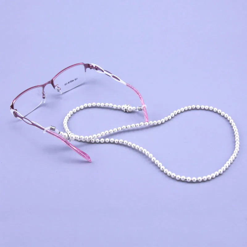 Белый акриловый бисерный Женский Шнур стекло очки для чтения шейный ремешок
