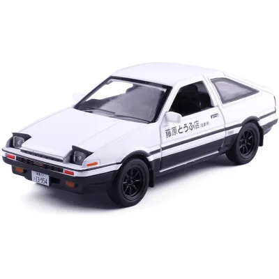 Модель автомобиля Initial D AE86 Toyota 1:28 модель из сплава аниме мультяшный Форсаж за