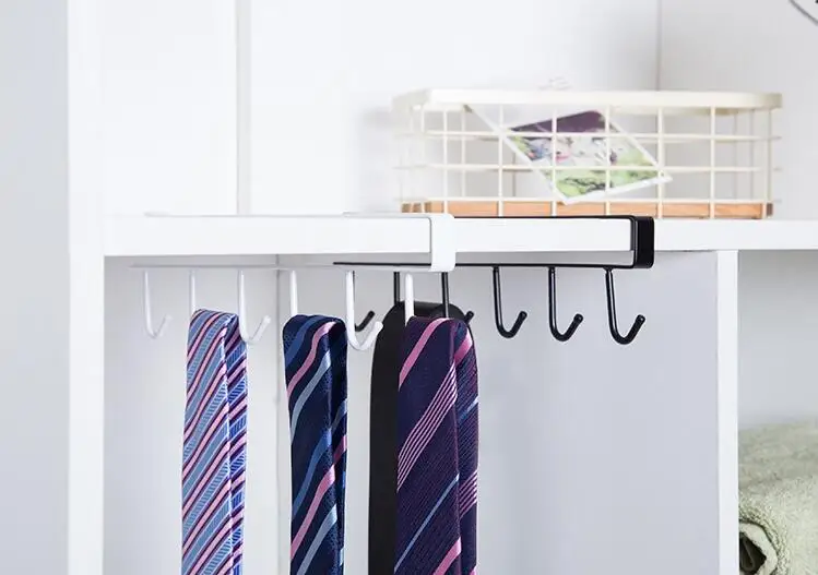 1PC Iron Hanging Hooks Kitchen Cabinet Tissue Storage Rack Cupboard Cup Cooker Towel Holder Dish Hanger Shelf OK 0822 | Дом и сад