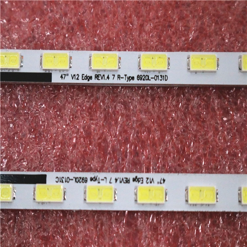 Из 2 предметов* 48 Светодиодный светодиодный полосы 4" V12 край R L тип 6920L-0131D 6920L-0131C для 6922L-0017A 6922L-0018A 47LM6200 LC470EUE