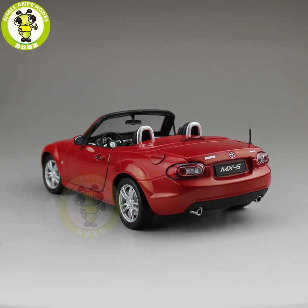 1/18 Mazda MX-5 MX 5 Roadster литая под давлением металлическая модель автомобиля игрушка мальчик девочка подарок коллекция красный