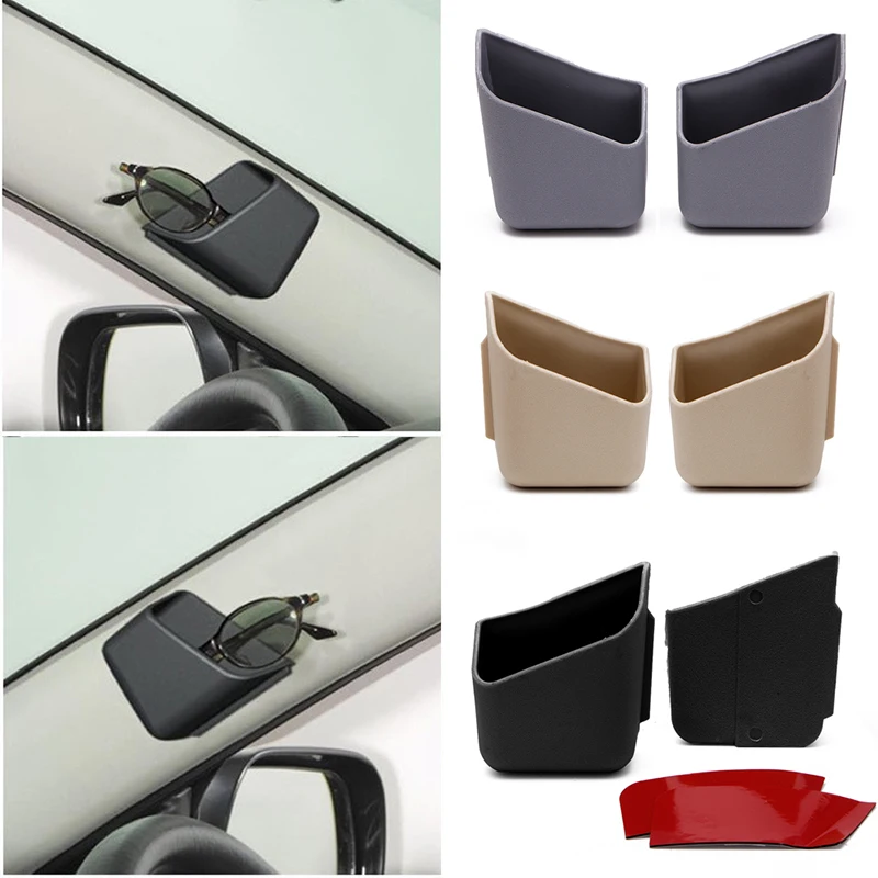 2X Универсальные автомобильные аксессуары органайзер для очков держатель