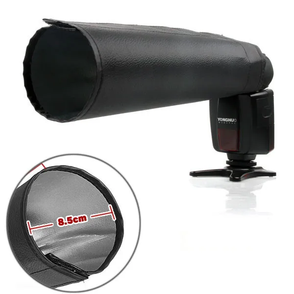 

Universal Foldable Snoot Light Flash Beam Pad Softbox Diffuser Tube Cloth for Speedlite Canon Nikon
