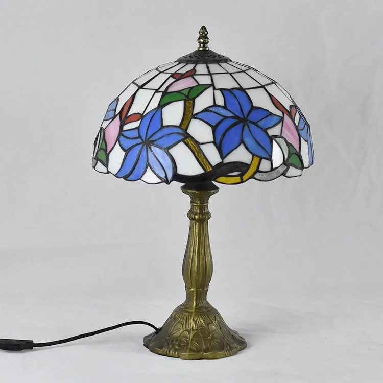 Средиземноморский ретро стиль стеклянная Турецкая мозаика настольные лампы