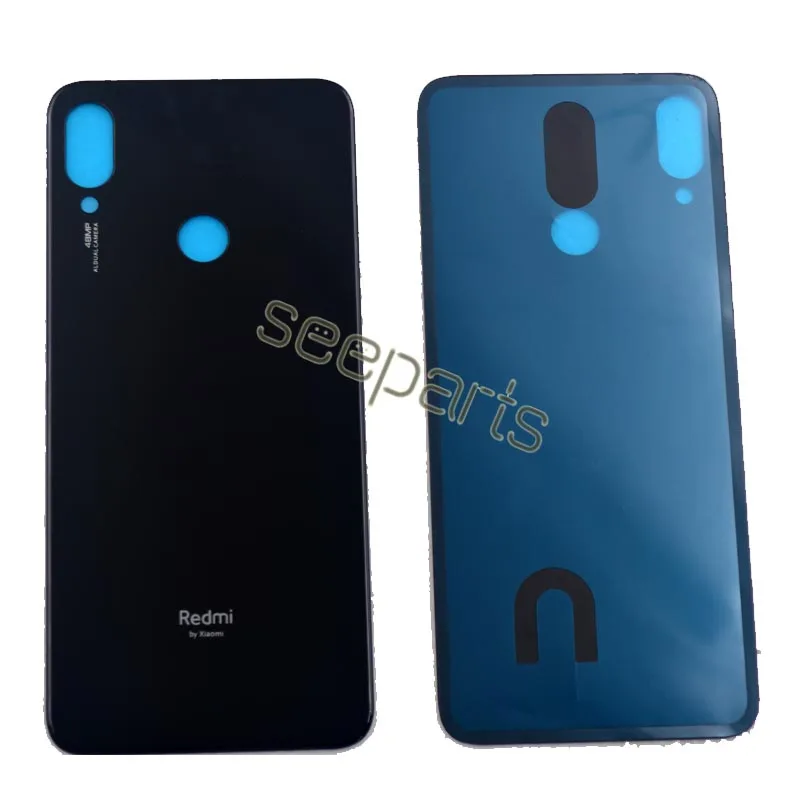 Redmi Note 7 Pro крышка батареи задняя дверь задняя крышка Корпус чехол средняя шасси запасные части для Xiaomi Redmi Note 7 задняя крышка