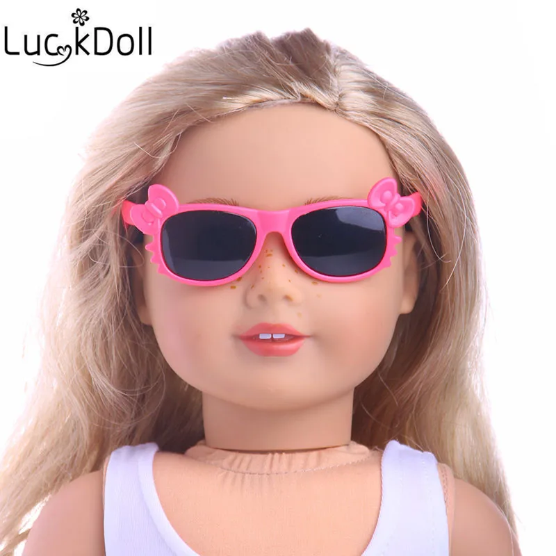 LUCKDOLL 18 дюймов Американский 43 см мини очки 1 шт. аксессуары для детской одежды