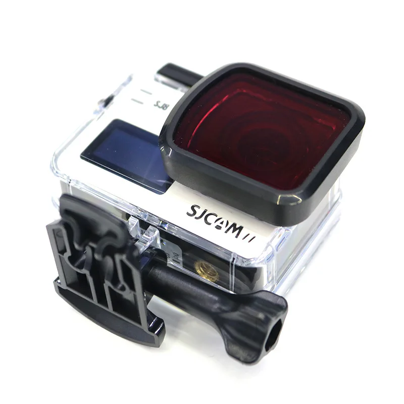 SJCAM SJ8 УФ-фильтр CPL Водонепроницаемый чехол/оболочка Крышка объектива корпус/дайвинг УФ красный/крышка для Sj8 pro/plus Аксессуары для экшн-камеры