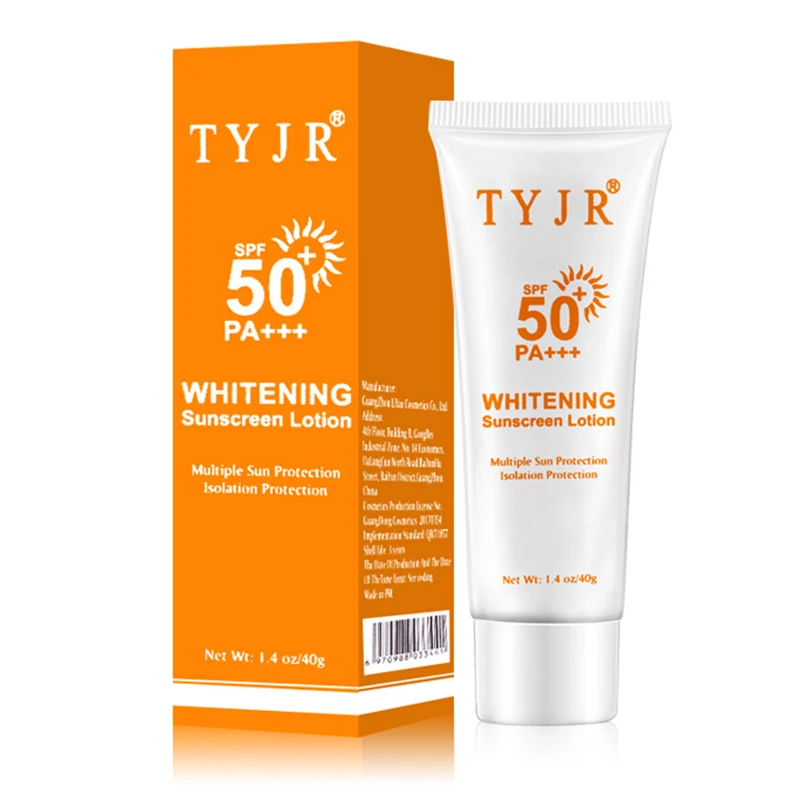 Дропшиппинг SPF 50 солнцезащитный лосьон для лица отбеливающий крем защиты кожи
