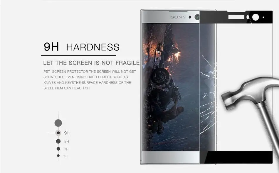 Xinyada 2 шт закаленное стекло для sony Xperia L2 XA2 Ultra Plus Защитная пленка для ЖК-экрана полное покрытие