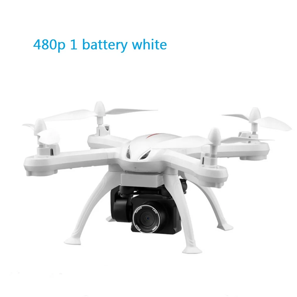 X6S Радиоуправляемый Дрон 4K 1080p Квадрокоптер с 720p 480p HD камерой 2,4 ГГц Wifi FPV дроны аэрофотосъемка Дрон долгое время RC самолет - Цвет: 480p 1 battery white