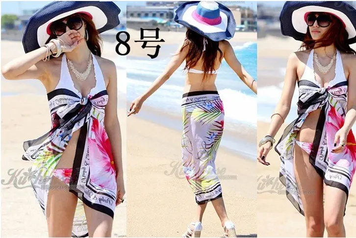 Лидер продаж 2012 женская прозрачная лента саронг бикини накидки купальник