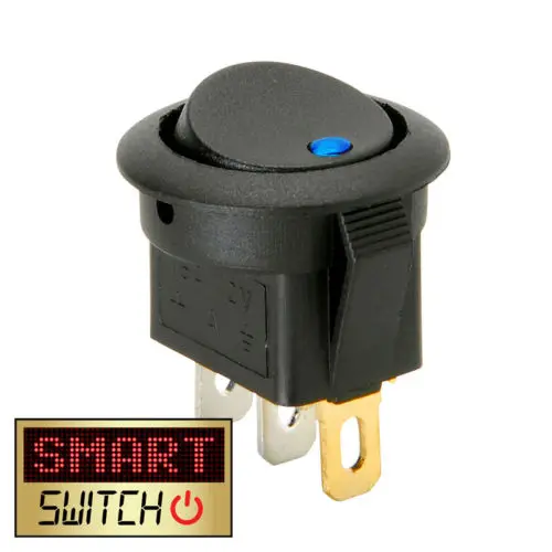 12 V автомобильный водонепроницаемый Вкл/Выкл Круглый Рокер точечный