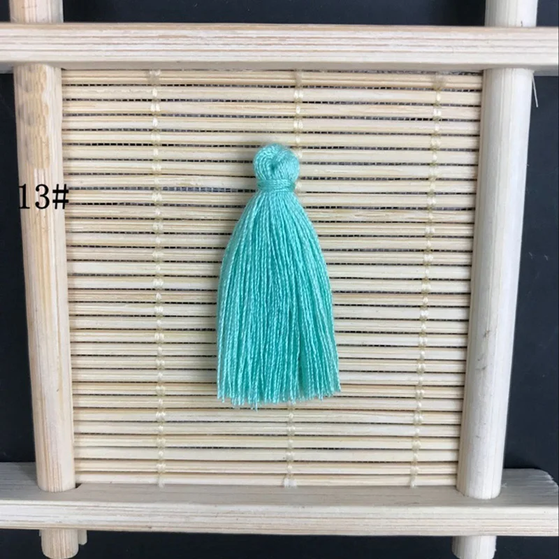 20 шт хлопок 3 см нить кисточка, ручная работа DIY Висячие уши, Висячие уши аксессуары для одежды - Цвет: 6