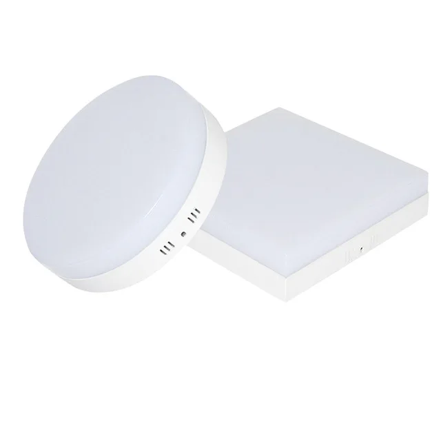 

New Surface mounted 6w 12w 18w 24w AC85-265V led downlight panel light 2835SMD Ceiling hallway Down lamp + LED DriverNew Surface