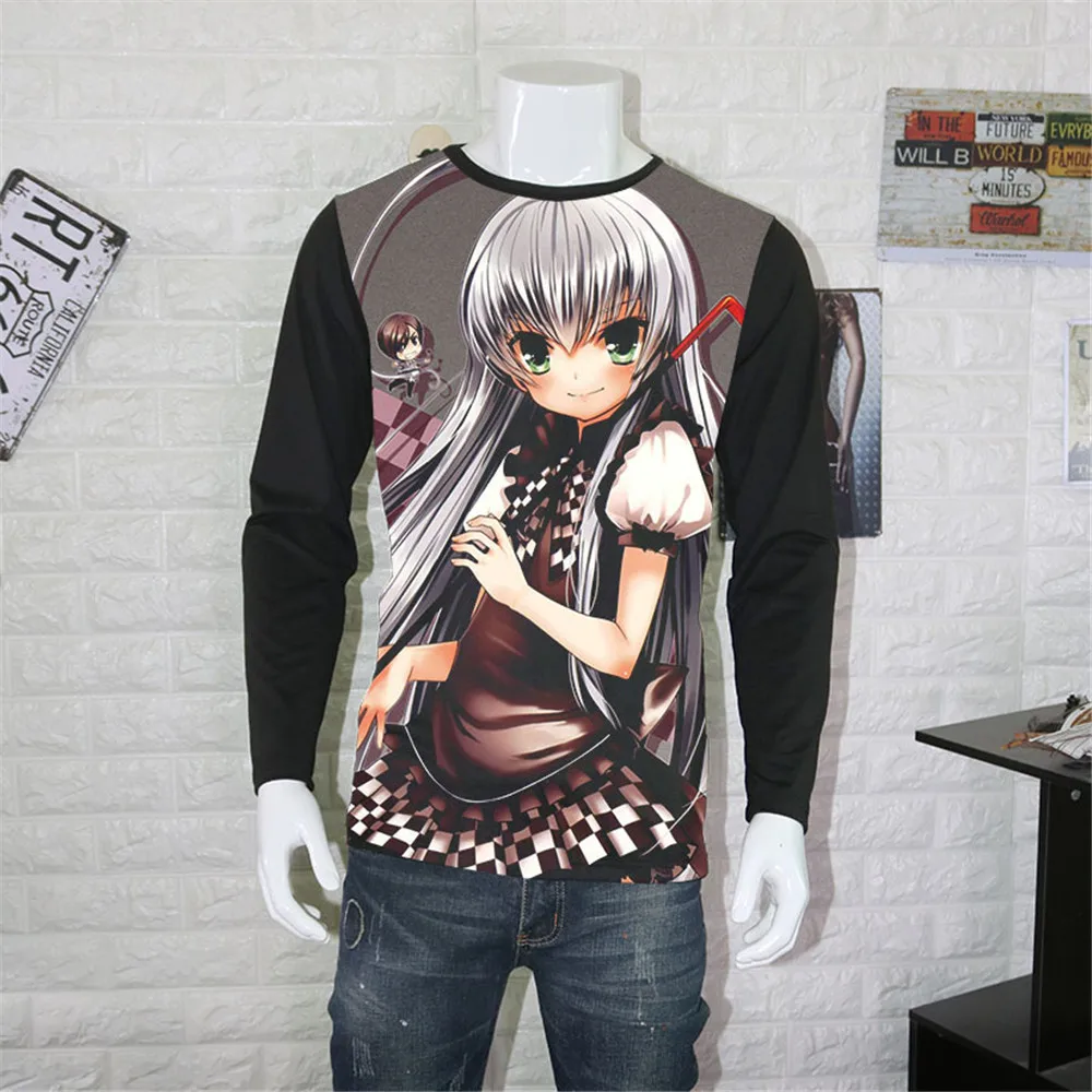 Косплей Аниме рубашка клинок и душа футболки мульти стиль короткий рукав Pohwaran