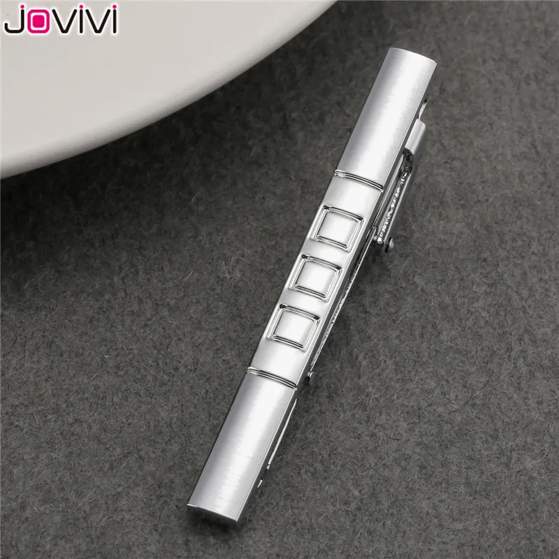 Jovivi 1-3 шт Разноцветные мужские зеркальные тонкие Зажимы для галстука из нержавеющей стали для обычных узких галстуков подарок на день отца на День святого Валентина