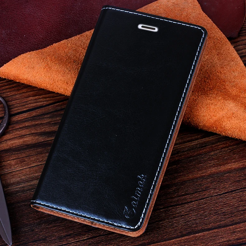 Роскошный чехол книжка из натуральной кожи с подставкой для телефона Sony Xperia C3 D2533