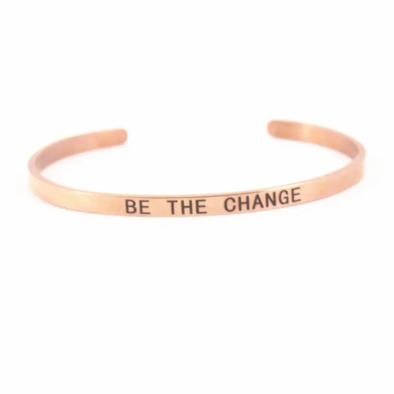 Браслет из нержавеющей стали браслеты для женщин и мужчин с мантрой