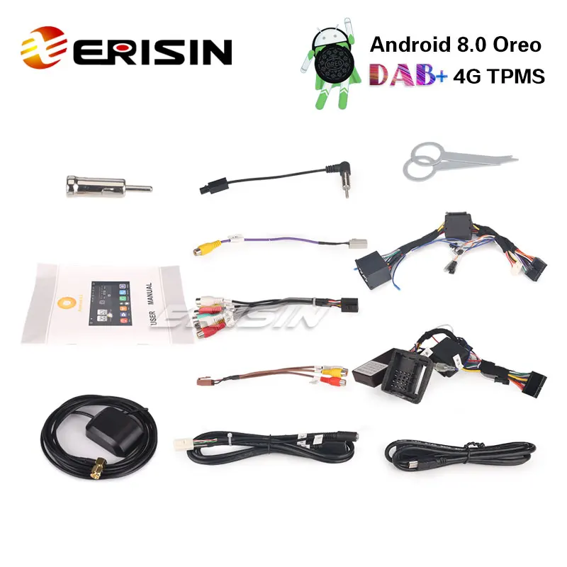 Erisin ES7546B 7 &quotAndroid 8 0 Автомобиль Радио DVD плеер 4G Wi Fi DAB + gps Bluetooth для BMW E46 Rover 75 MG