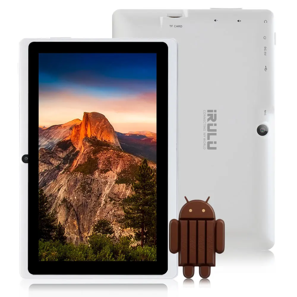 7 дюймовый планшет android 8 0 четырехъядерный 1 Гб ПЗУ + Wi Fi камера белый черный