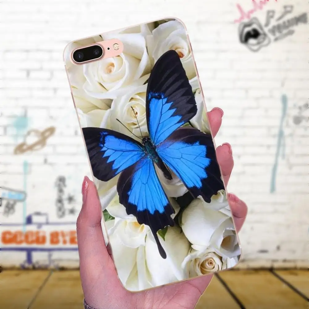 Красочные милые бабочки цветы Новинка Fundas для Galaxy J1 J2 J3 J330 J4 J5 J6 J7 J730 J8 2015 2016 2017 2018
