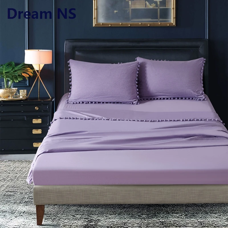 Комплект постельного белья Dream NS 30 см простыня + длинная наволочка размер King Queen