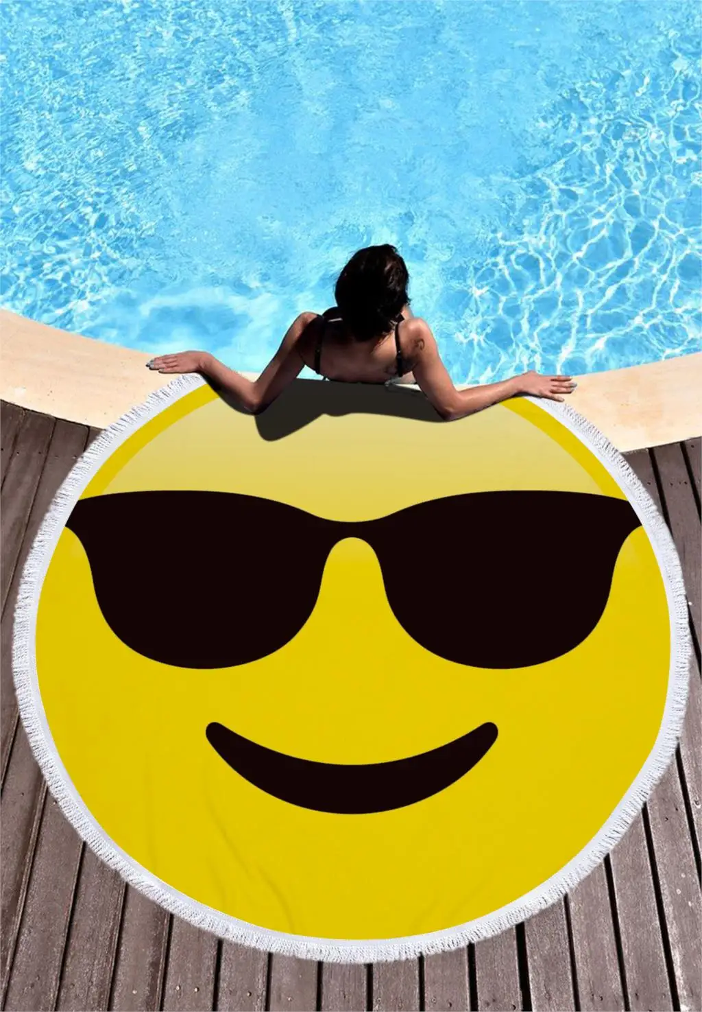 Диаметр 150 см Единорог узор круглый пляжное полотенце 60 &quotToalla de Плайя Strandlaken