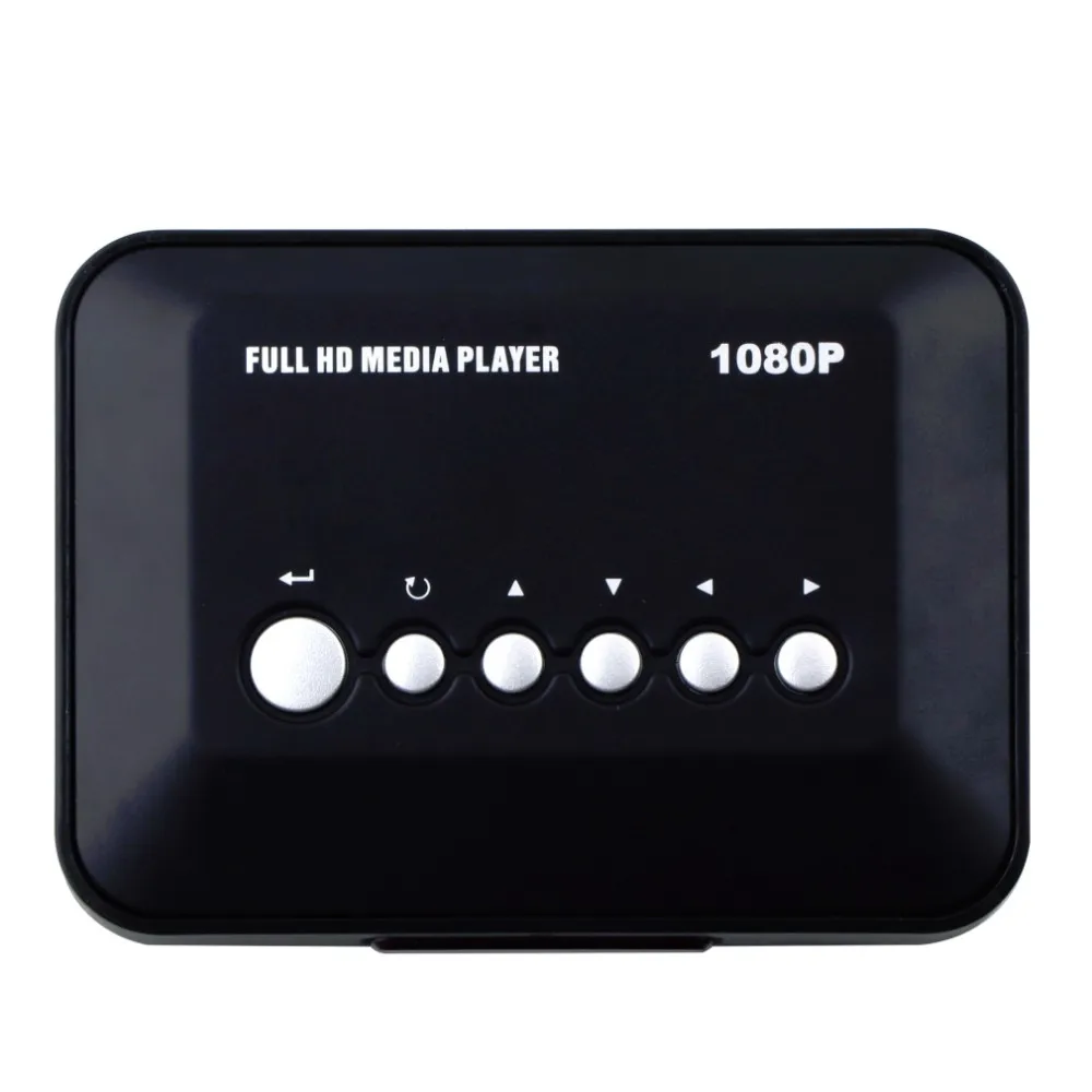 Высокое качество HDMI видео плеер 1080P ТВ видео SD MMC RMVB MP3 Full HD USB HDMI мульти ТВ медиа видео плеер коробка