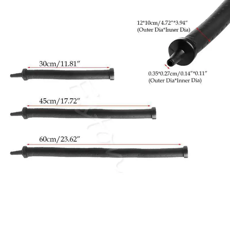 Гибкая резиновая занавеска с воздушными пузырями для аквариума настенная трубка