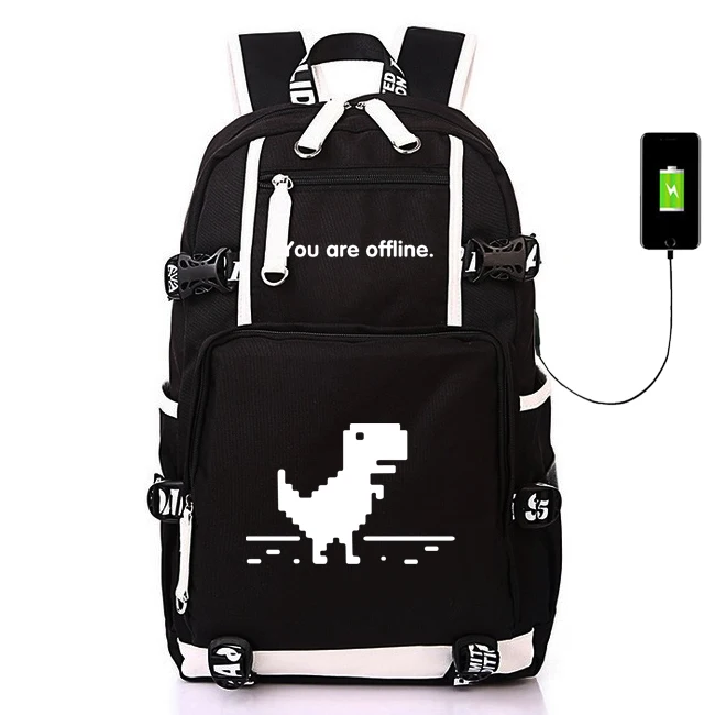 IT Git Hub с USB Светящийся рюкзак, сумки GitHub для ноутбука, дорожные сумки, школьный подростковый рюкзак, подарок, косплей - Цвет: Style 3