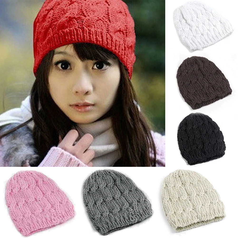 Весенние милые девушки Wearin cap для женщин леди зимняя теплая вязаная шапка шляпка