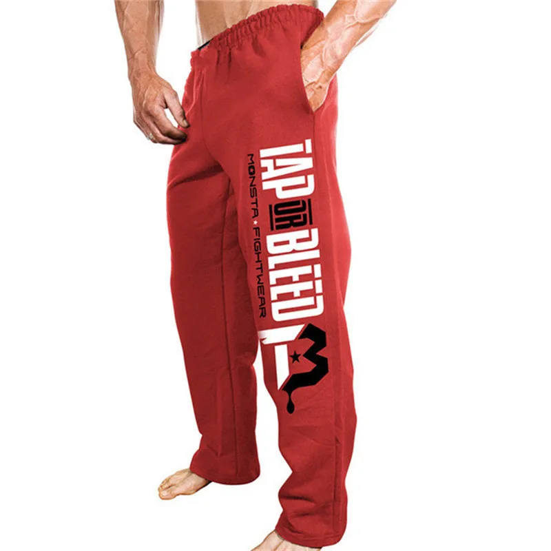 Новые спортивные брюки мужские Jogger тренировочные Штаны сжатия модные