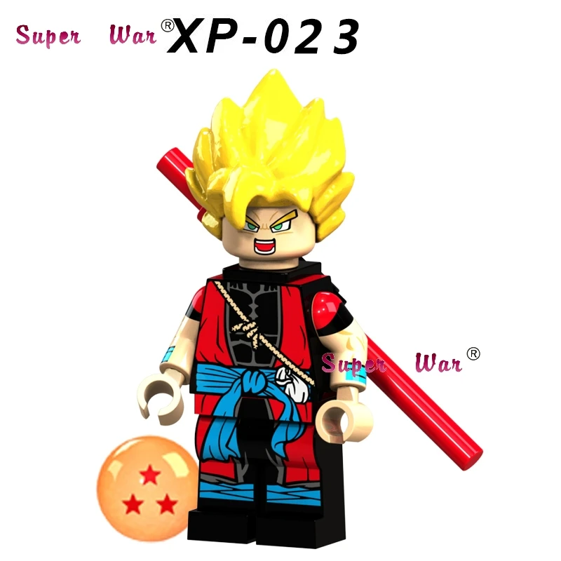 XP023 Один строительный конструктор Super Mario Bros Luigi Dragon Ball Z Torankusu мультфильм серии модель кирпич детские игрушки для детей - Цвет: XP023
