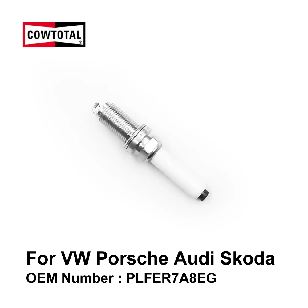 Cowtote Platinum Свеча зажигания для Volkswagen Tiguan Golf Skoda Octavia Porsche 911 Boxster Cayenne OE PLFER7A8EG
