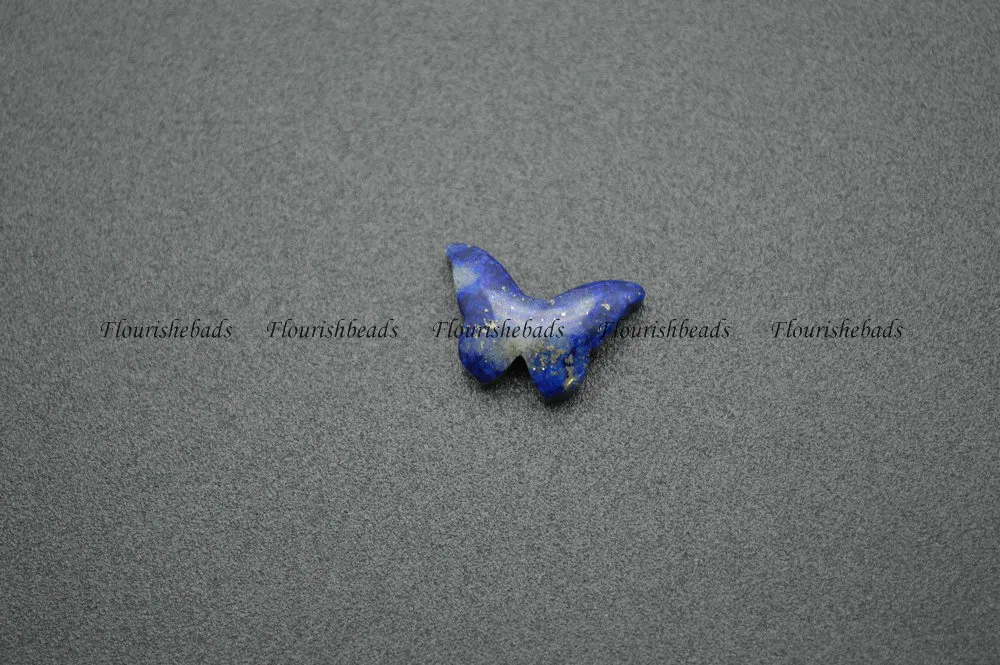 

Natural Stone Butterfly Charm Pendants ( Lapis / Sunstone / Labradorite / Amazonite ) fit Collarbone Chain Necklace Making