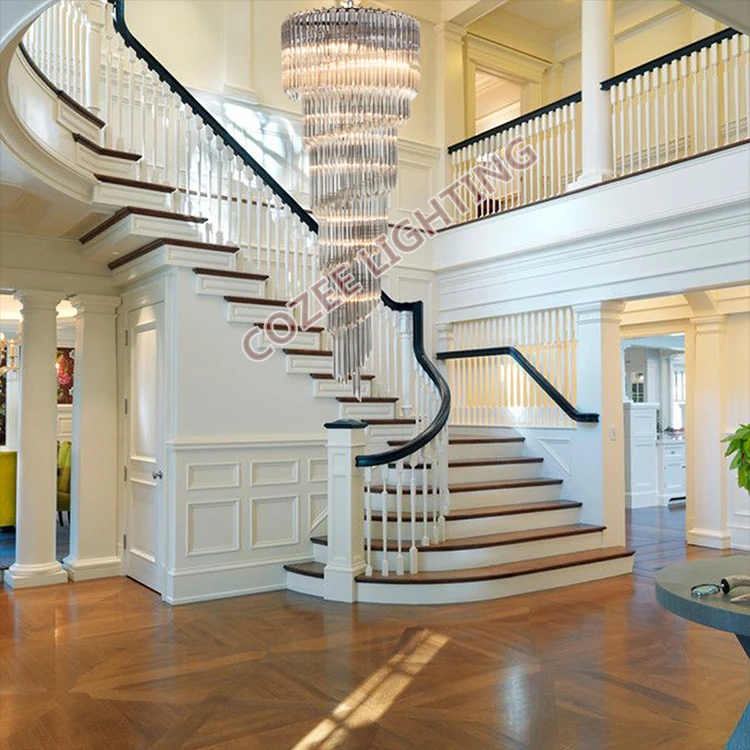 Modern Murano Glass Prism Chandelier Lighting Luxury Staircase Chandeliers Hanging Light Fixtures for Living Dining Room Decor | Лампы и