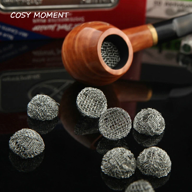 Уютный момент 100 шт./лот табачная трубка Серебряный Экран Многофункциональный