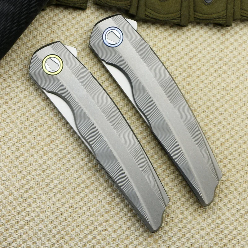 Складной нож TIGEND RUS RFT MRBS D2 лезвие с титановой ручкой тактические охотничьи ножи