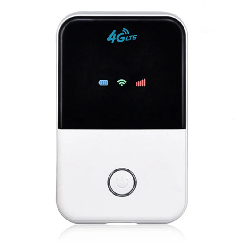 White 4G Wifi роутер мини роутер 3g 4G Lte Беспроводной Портативный Карманный Wi Fi Мобильная точка доступа автомобильный Wi-Fi роутер со слотом для sim-карты - Цвет: White