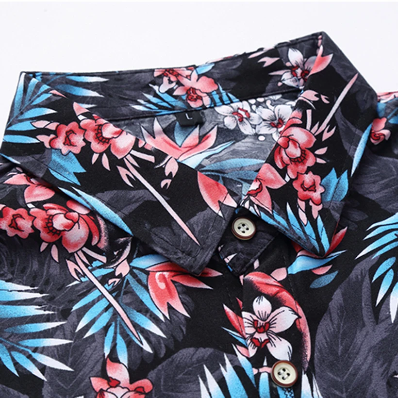Мужская одежда 2019 camisa masculina модная уличная гавайская рубашка большие размеры