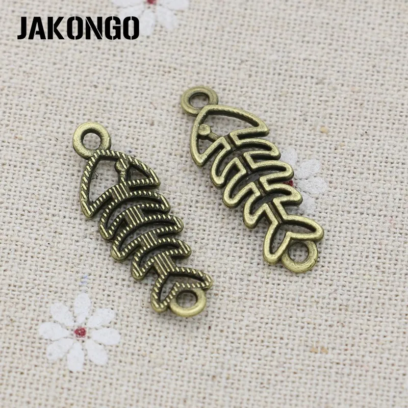 Соединители для рыб с античным бронзовым покрытием JAKONGO фурнитура изготовления