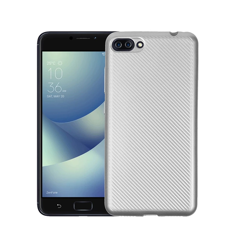 углеродные волокна узор силиконовый чехол на Asus ZenFone 4 max 5.5&quot ZC554KL чехлы мягкий